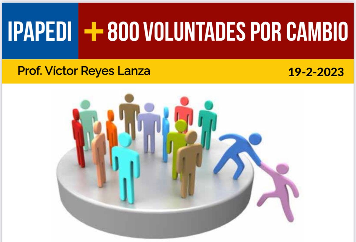 800 VOLUNTADES POR EL CAMBIO