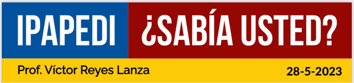 ¿SABÍA USTED?