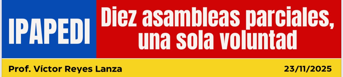 Diez asambleas parciales, una sola voluntad.