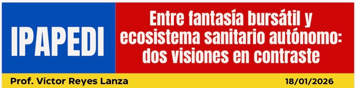 Entre fantasía bursátil y ecosistema sanitario autónomo: dos visiones en contraste.