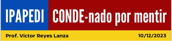 CONDE-nado por mentir.