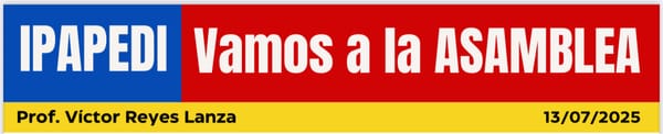 Vamos a la ASAMBLEA