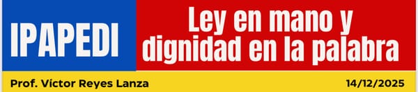 Ley en mano y dignidad en la palabra